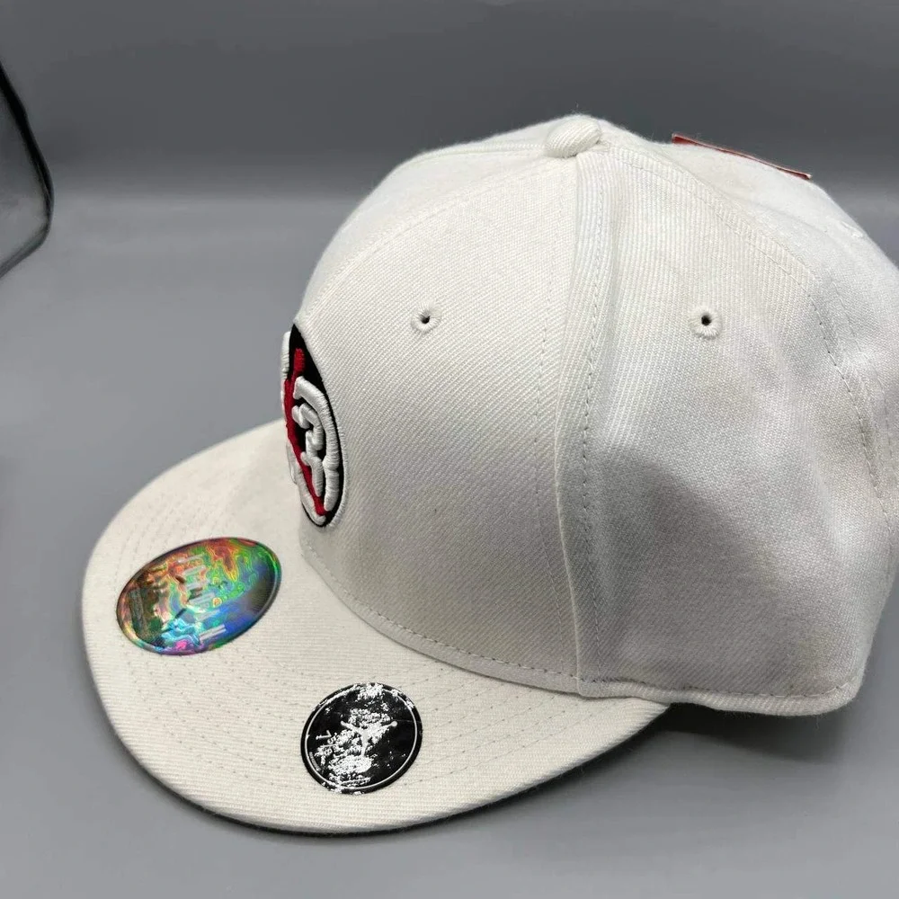 Air Jordan 23 Hat‎ Men 7 5/8 White Embroidered Jumpman Fitted Cap